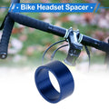 Bike Headset Spacer 15mm Front Stem Fork for 1-1/8" Alloy Blue