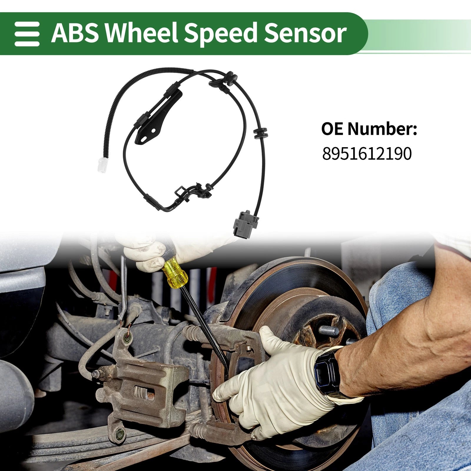 ABS Wheel Speed Sensor Replacement for Toyota Corolla Rear Left (2011–2018)