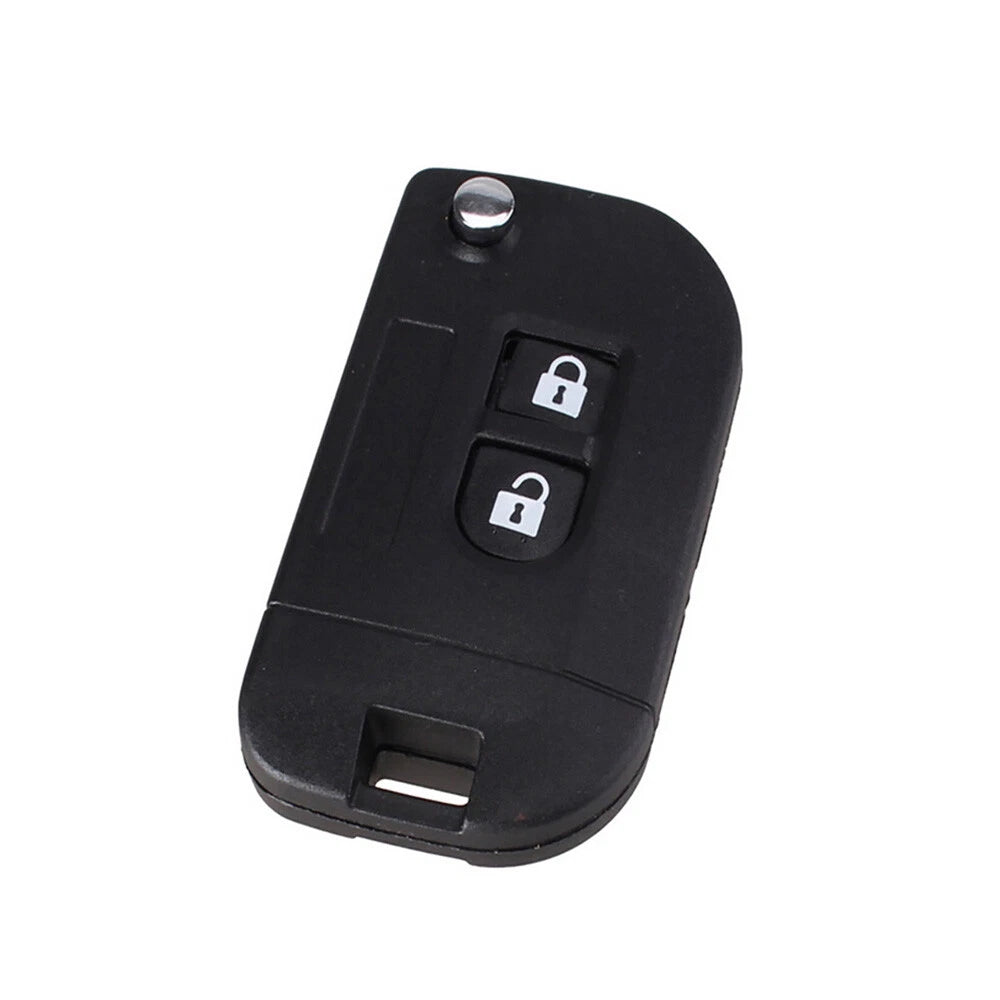 Remote Control Key Housing Shell 2 Button for Nissan Qashqai 350Z X-Trail Almera (2000–2023)