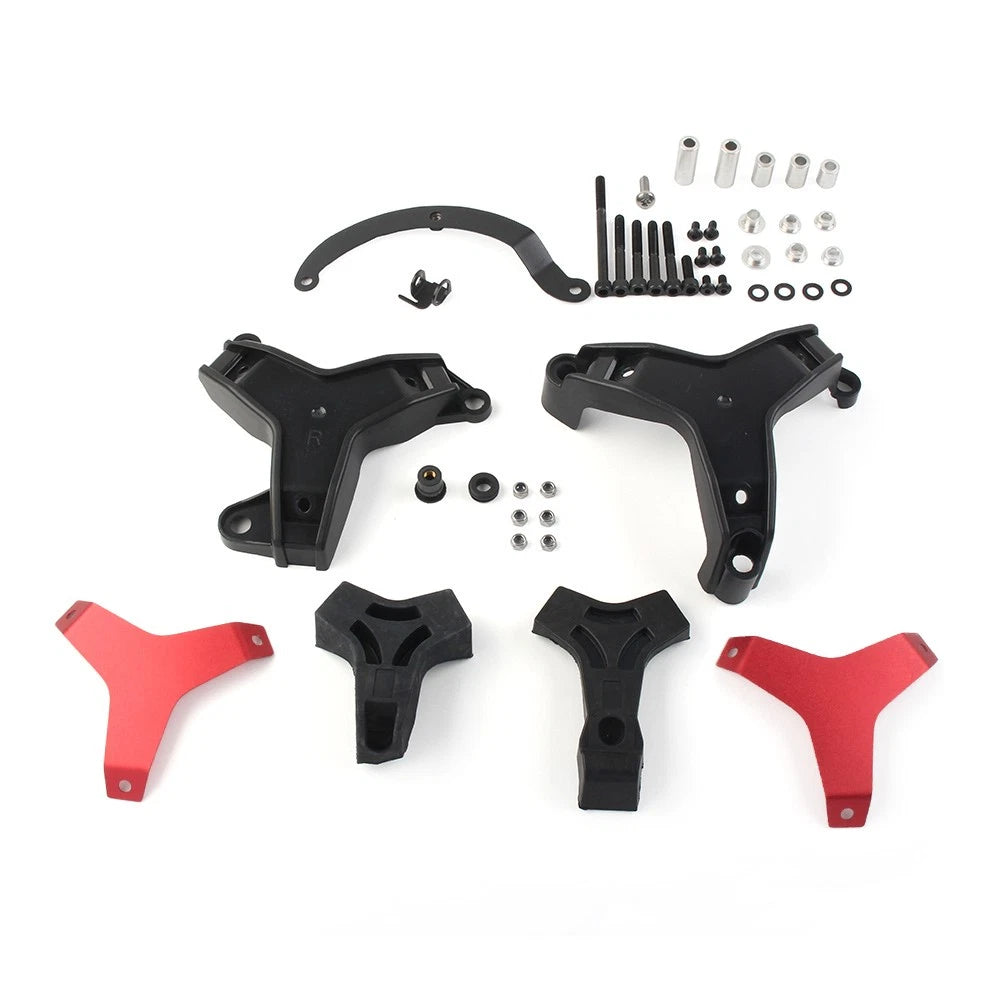 Engine Crash Guard Pad Frame Slider Protector for Yamaha MT09 Tracer 9 (2021–2023) Red