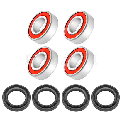 Front Wheel Hub Bearings Seals Kit for Honda Recon 250 TRX250TM/TE (1997–2018)