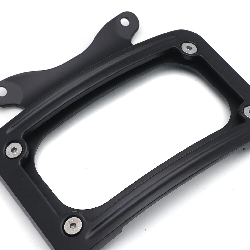 Laydown Curved License Plate Bracket for Harley Street Glide/Road Glide (2014–2023)
