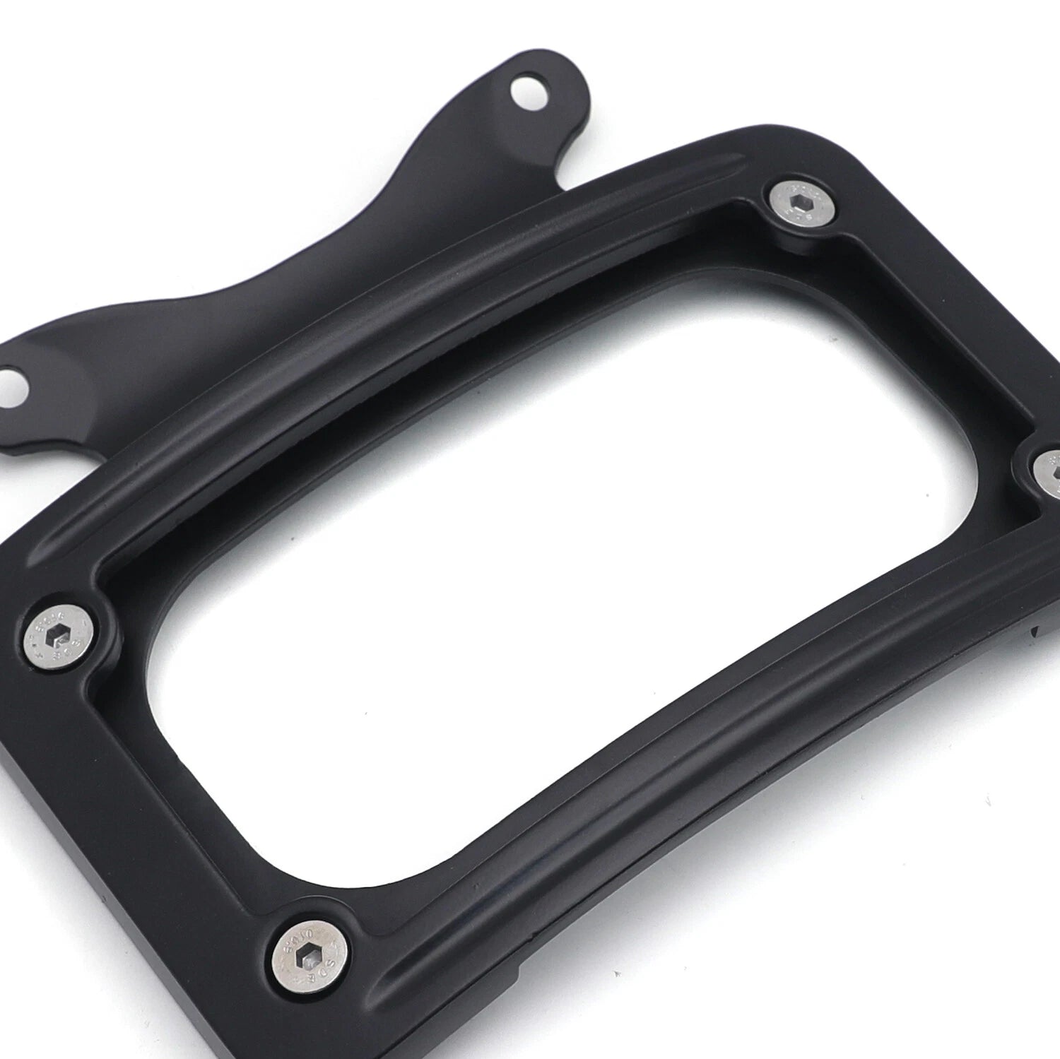 Laydown Curved License Plate Bracket for Harley Street Glide/Road Glide (2014–2023)