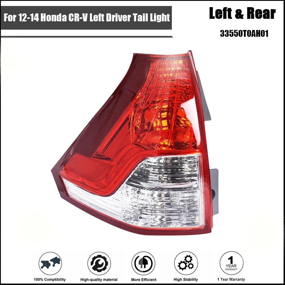 Rear Left Tail Light for Honda CR-V (2012–2014)