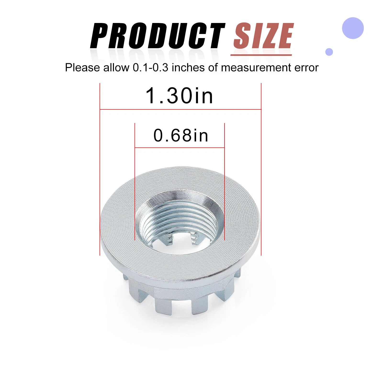 2X Rear Axle Castle Nuts 18mm for Honda Rancher 350 ES TRX350TE TRX350TM