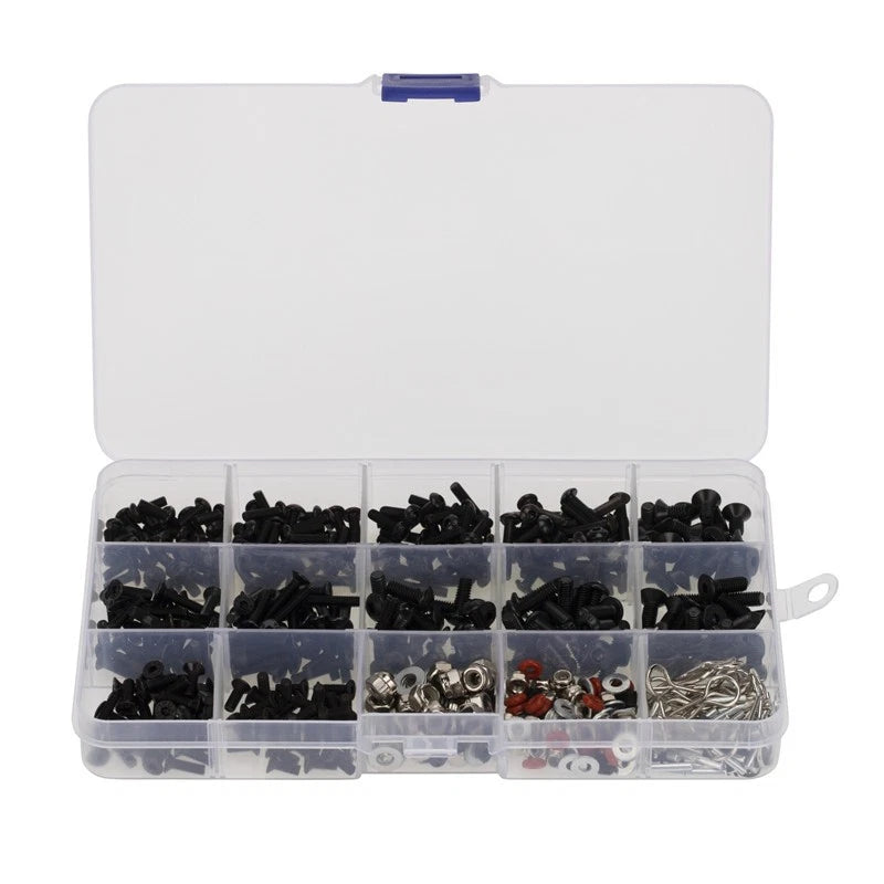 Set of 500 M3 M4 Screws Nuts for 1/10 RC Car Crawler (All Years)
