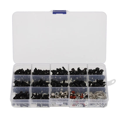 Set of 500 M3 M4 Screws Nuts for 1/10 RC Car Crawler (All Years)