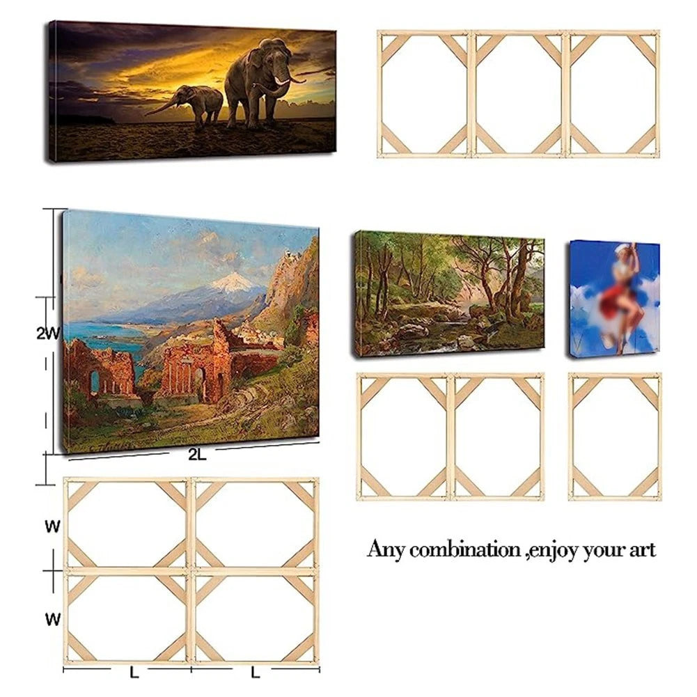 Wooden Frame for Posters and Prints (Easy Assembly, Long Lasting)