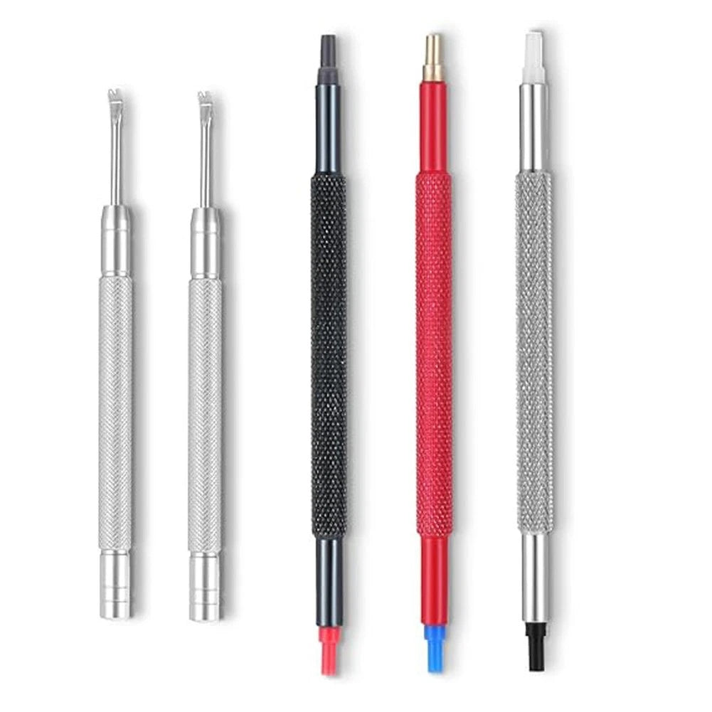 3 Hand Pressers & 2 Dial-Safe Removers for Watch Repair