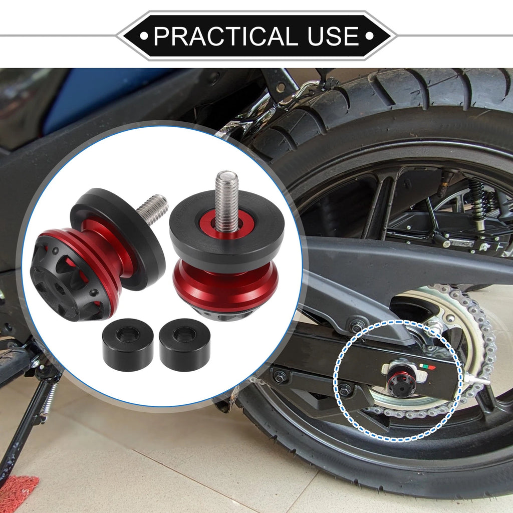 Motorbike Swingarm Spools CNC 8mm Pair for Universal (2000–2025)