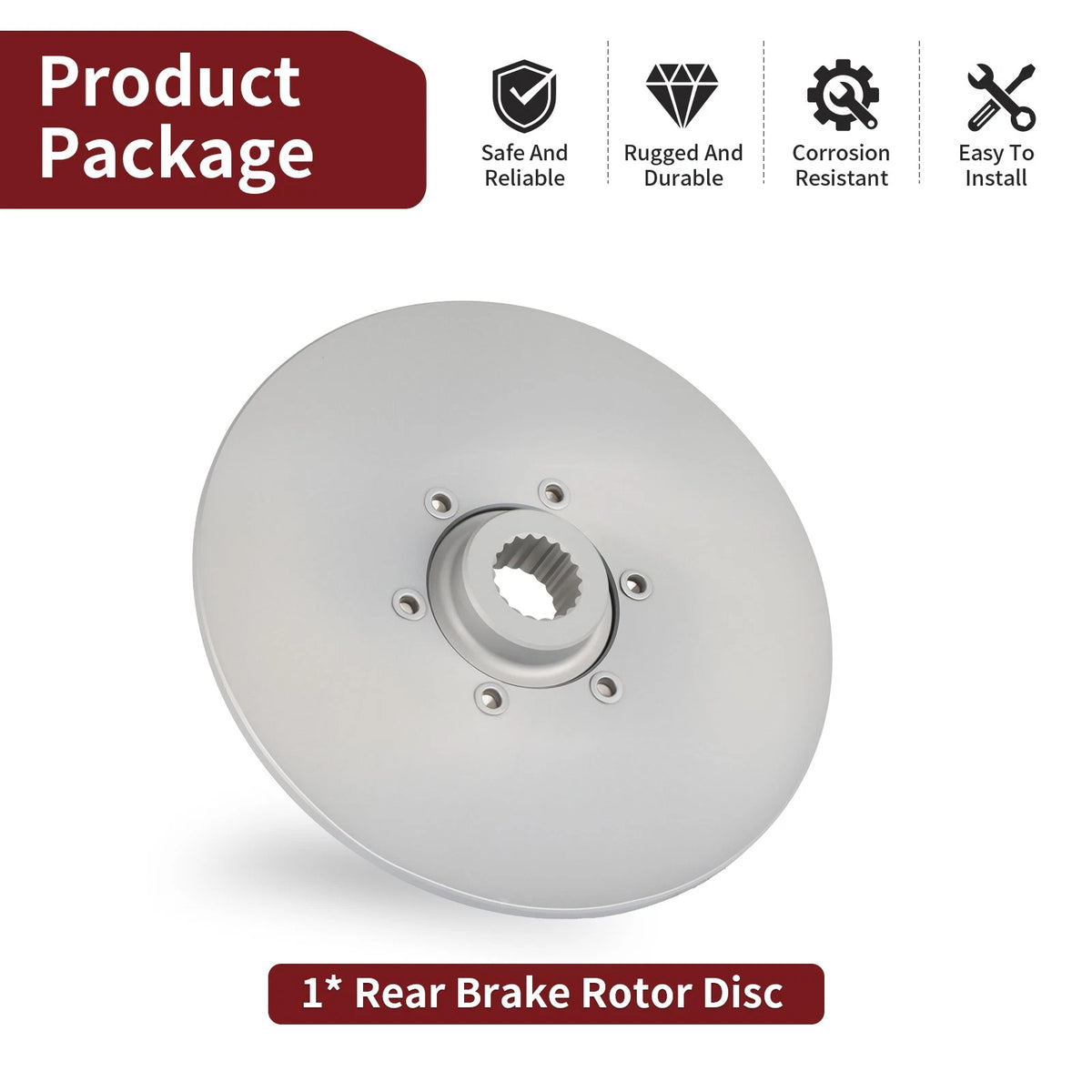 Rear Brake Rotor Disc Assembly #1910177 for Polaris Scrambler 400 500 (1999–2002)