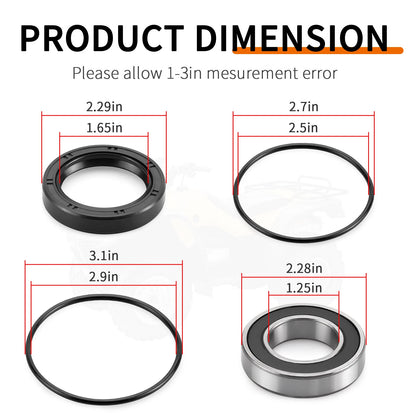 Rear Left Axle Wheel Bearing Seal for Honda Foreman Rubicon 500 (2001–2014)