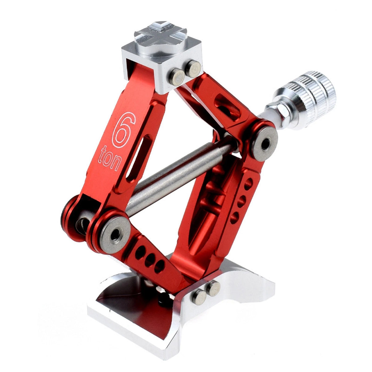 Adjustable Aluminum Alloy Scissor Jack Tool for Axial SCX10 (1/10 RC Car)