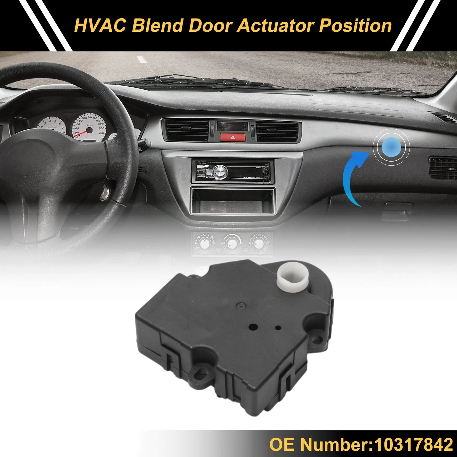 HVAC Heater Blend Door Actuator Replacement for Chevrolet Venture (1997–2005)