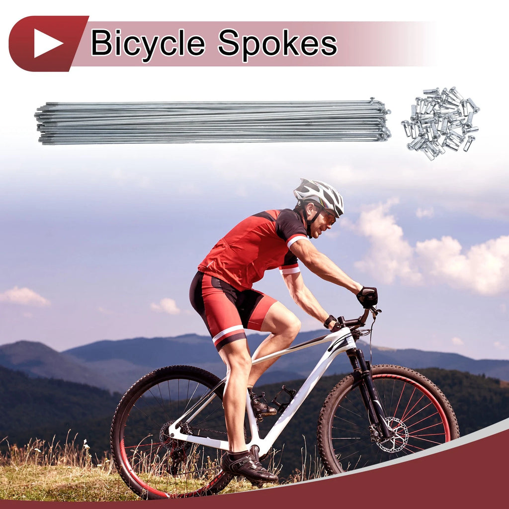 Bicycle Spoke Replacement Set 14G for 261 mm Steel Galvanized Wheels (1)