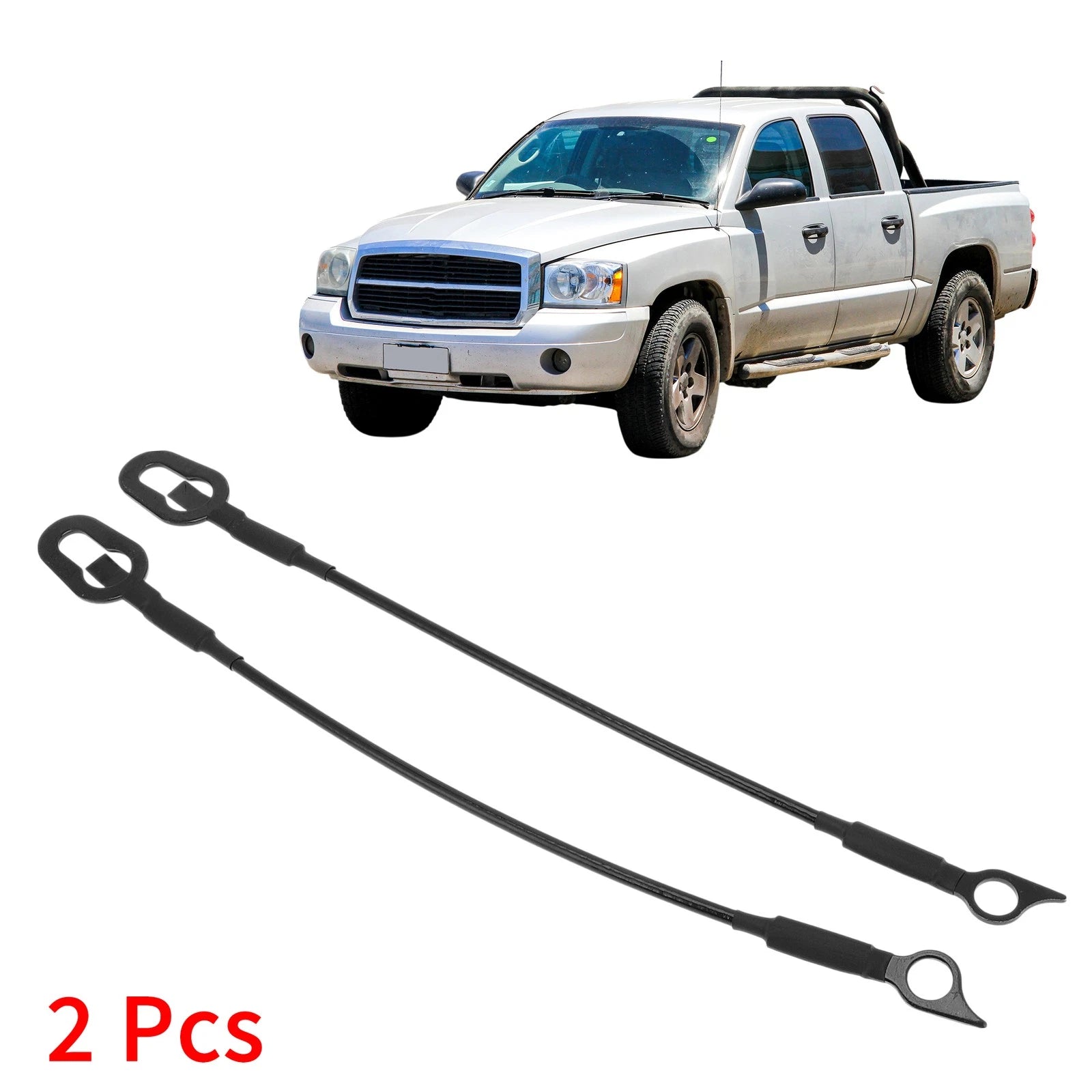 Tailgate Support Cables Replacement for Dodge Dakota for Mitsubishi Raider (1997–2005)