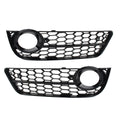 Fog Light Grille Cover for Audi A5 (2008–2011) - Black Honeycomb Mesh