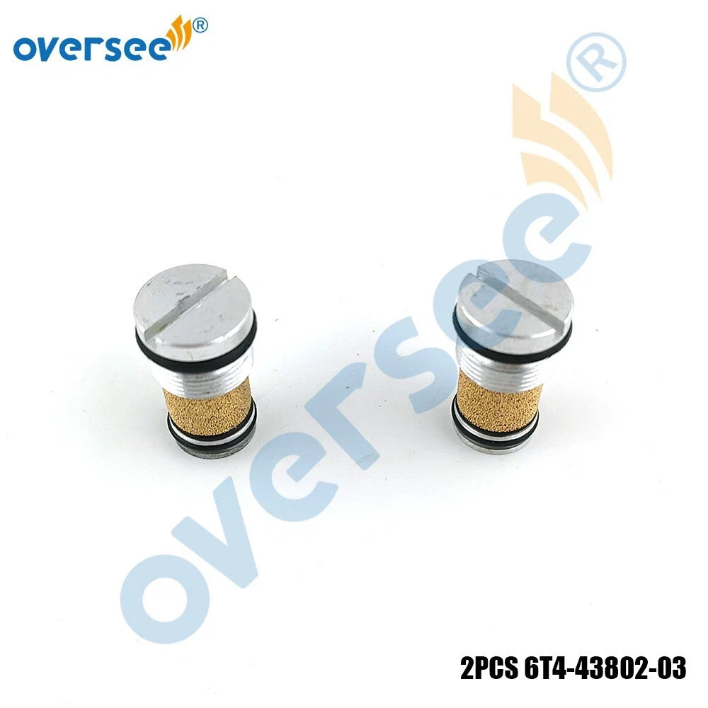 2Pcs Valve Sub Assembly for Yamaha Outboard 50-90HP (1990–2000) 6T4-43802