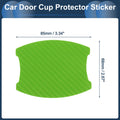 3D Car Door Handle Scratch Protector for Universal Vehicles (68x85mm)