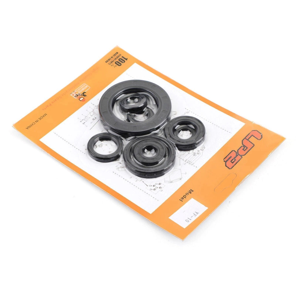 8-Piece Engine Oil Seal Kit for Honda CR250R CR500R (1988–2001)