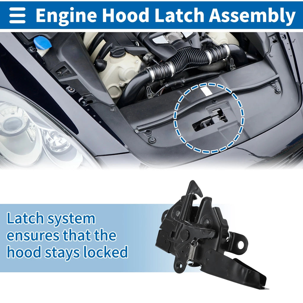 Hood Latch Assembly OEM Replacement for Toyota Avalon 2005–2010
