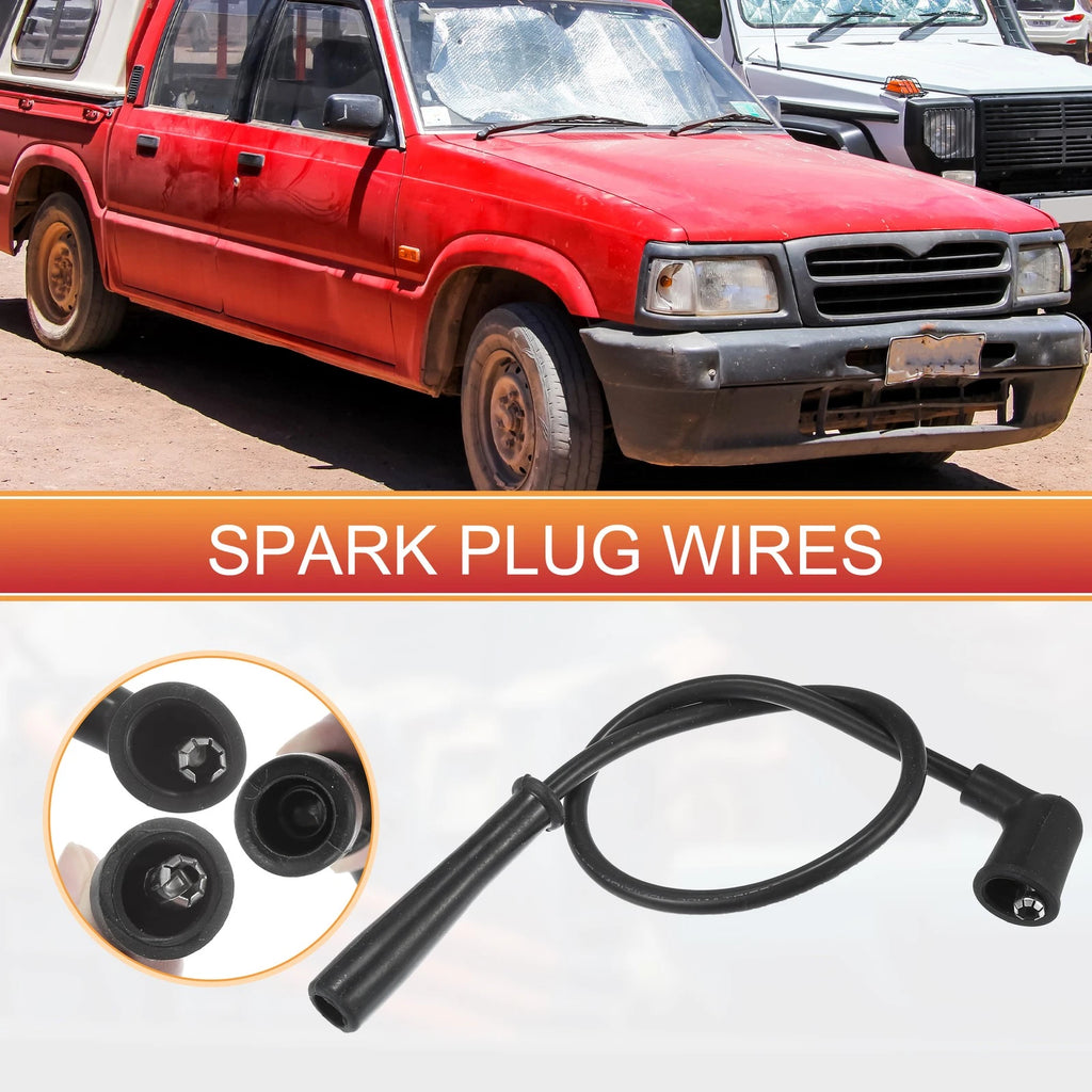 Ignition Spark Plug Wire Set Replacement for Mazda B2200 B2600 (1977–2000)