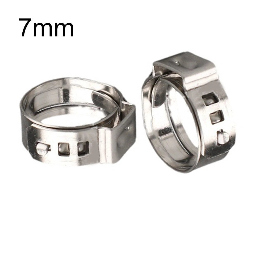Pack of 25 Tight Grip Stainless Steel Hose Clamps