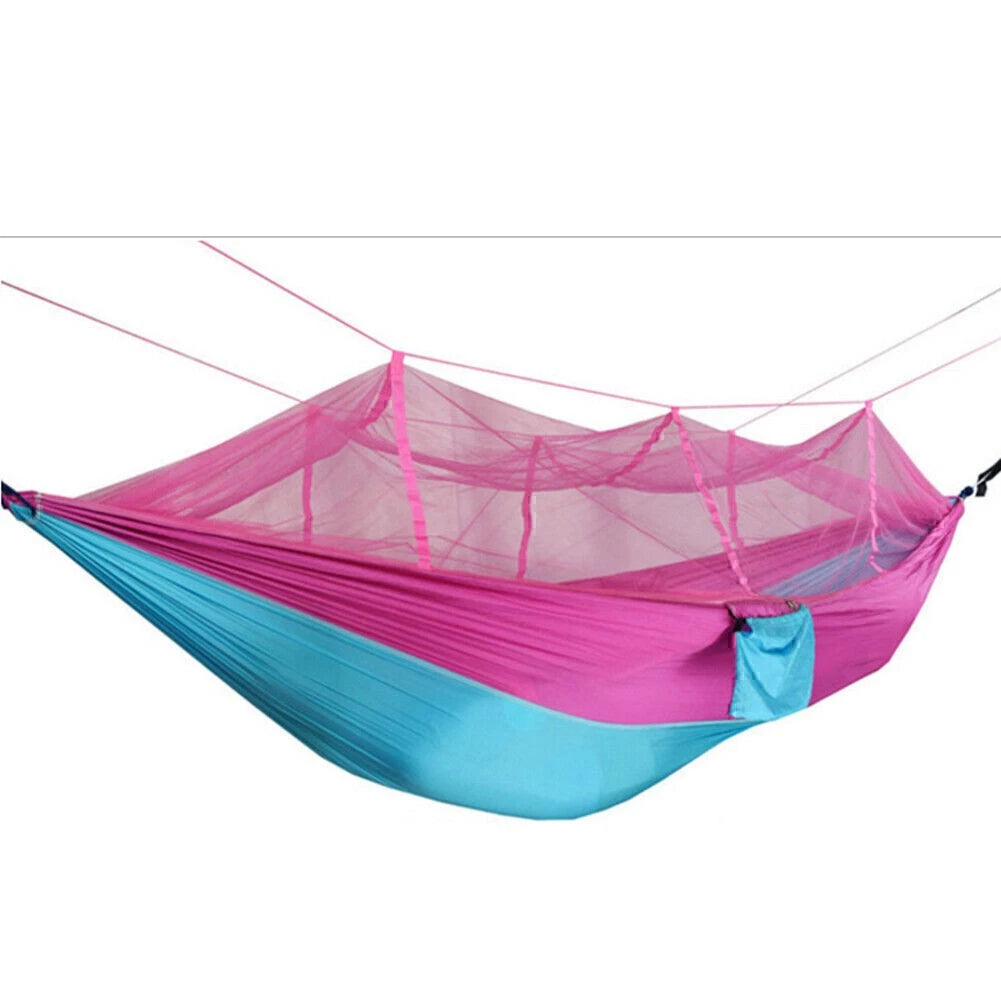 Double Hammock with Mosquito Net for Outdoor Camping