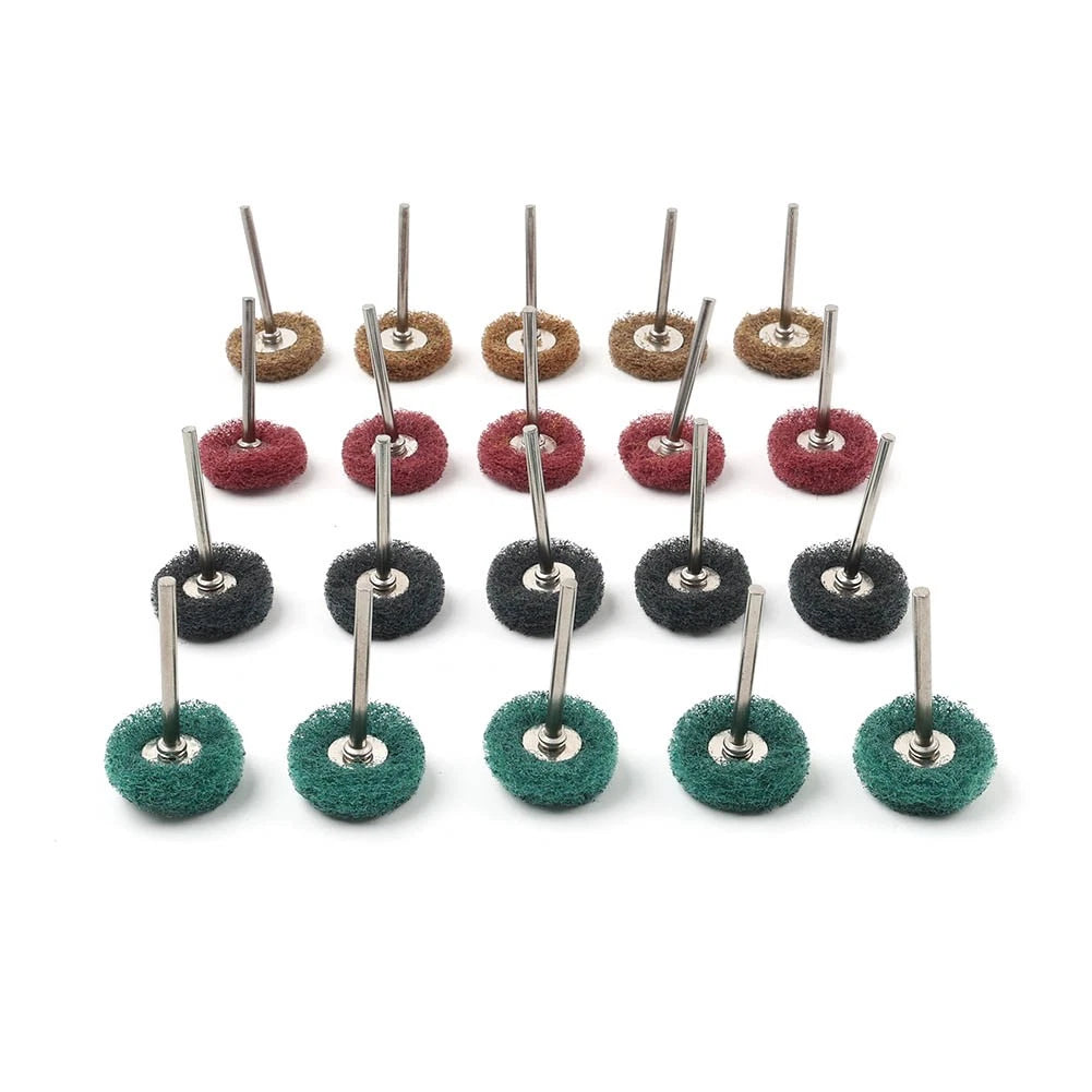 20pcs Abrasive Nylon Buffing Polishing Wheel Set for Rotary Tool