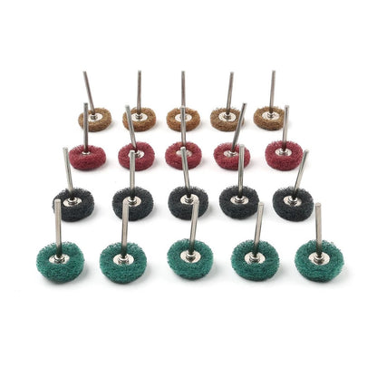 20pcs Abrasive Nylon Buffing Polishing Wheel Set for Rotary Tool