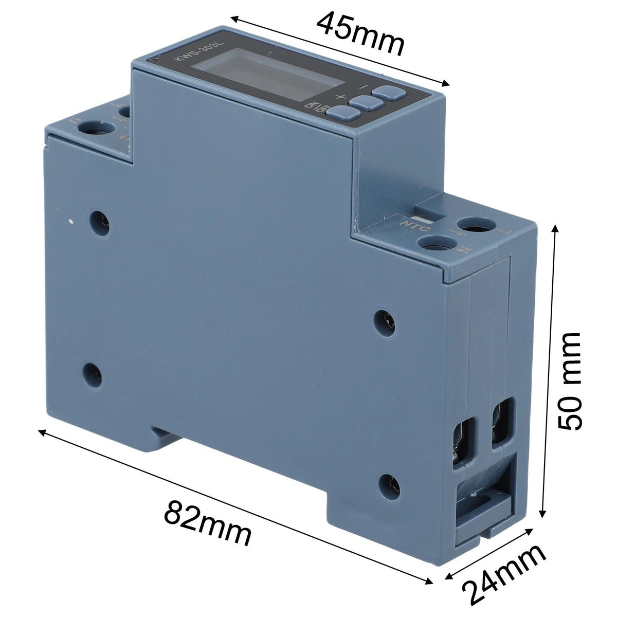 Multifunctional AC Voltage Current Meter for DIN Rail Mounting