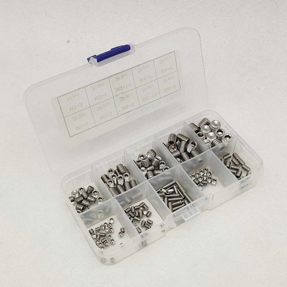 Headless Hex Screws for Convenient Storage Organization
