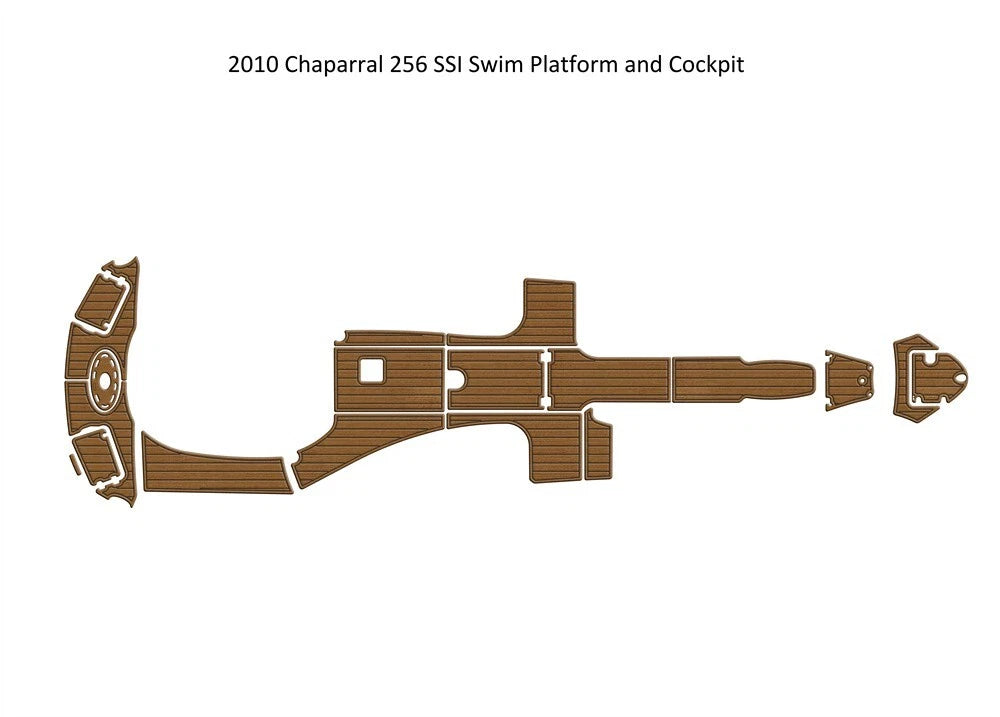 EVA Foam Teak Deck Floor Pad for Chaparral 256 SSI (2010)