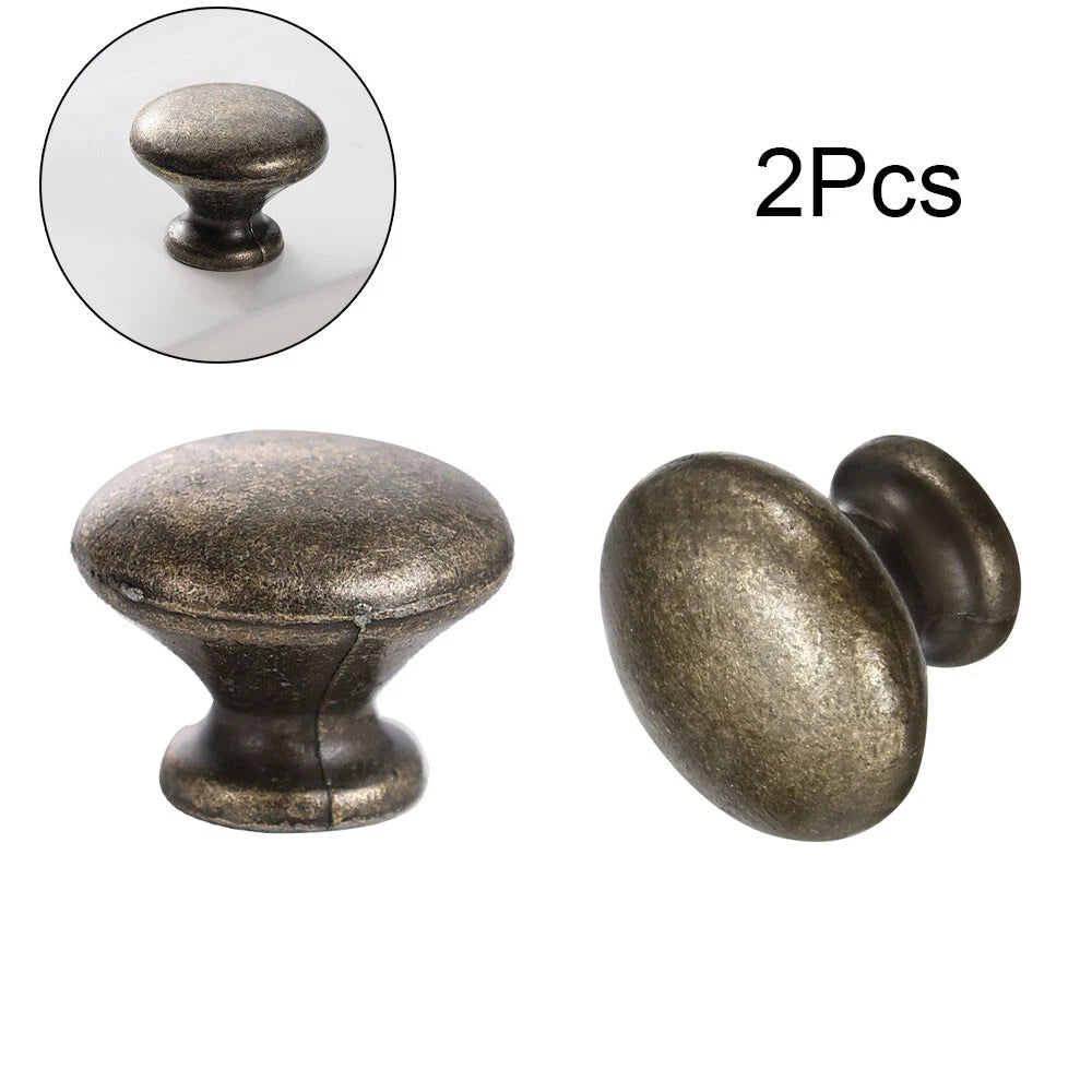 2X Antique Door Pull Handle for Cupboard Drawer Cabinet