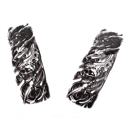 Custom Front Fork Skull Decal Medallion Nameplate Stickers A Fit Harley Yamaha