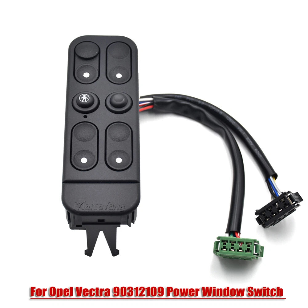 Front Master Power Window Switch Button for Opel Vectra (1988–1995) 90312109