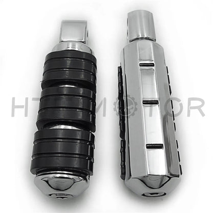 Aluminum Rubber FootPeg for Harley Softail Fat Boy FLFB, Fat Bob FXFB (2018–2019)
