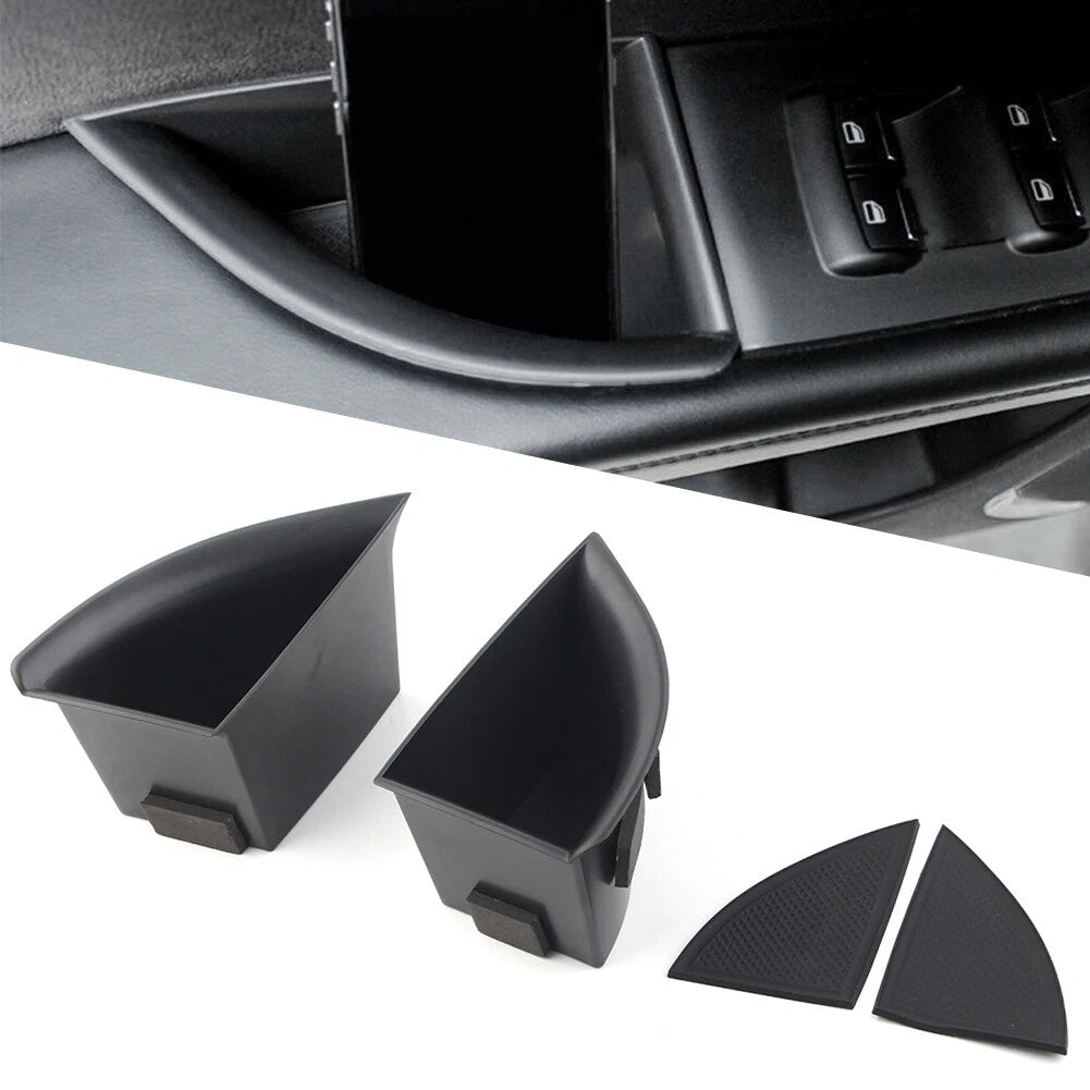 2X Front Door Handle Armrest Storage Box Tray Bin for MKX (2016–2018)