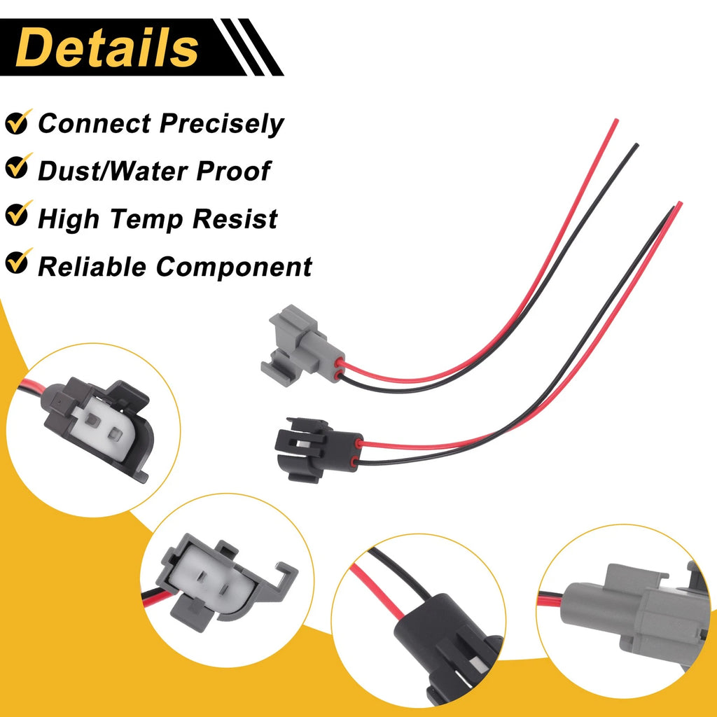 2Pcs Ignition Coil Connector Plug for Chevy Astro (No. 88860464)