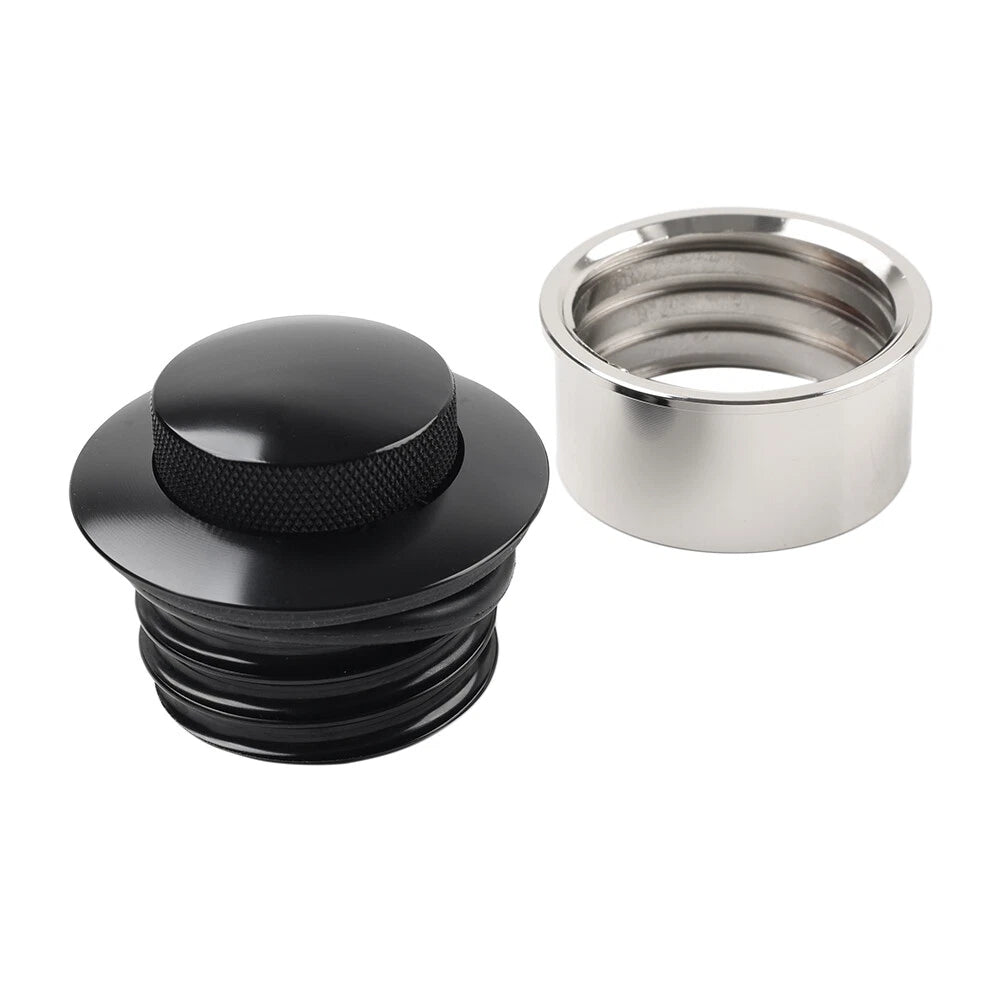 Fuel Tank Cap with Modified Screw Conversion Nut for Harley Touring Sportster 883