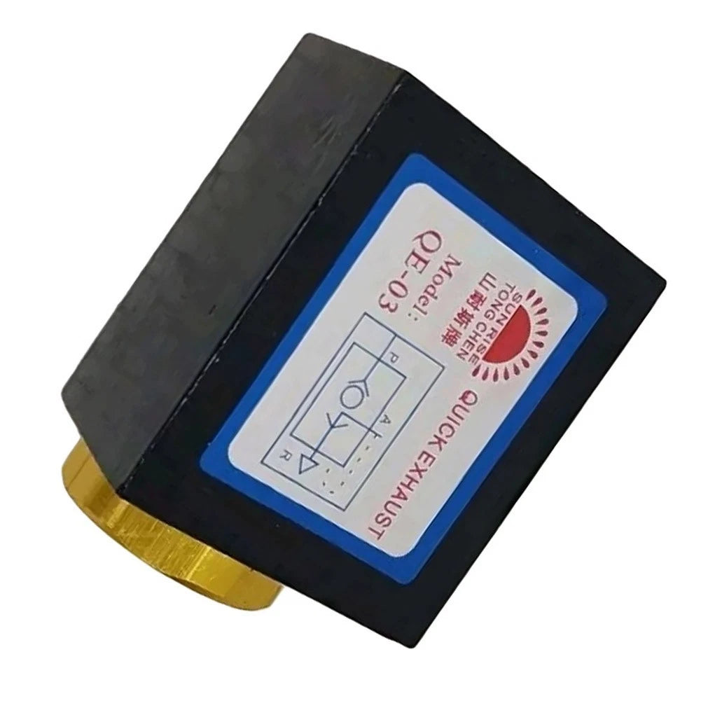 QE03 Pneumatic Quick Exhaust Valve for Airflow Control (Universal)