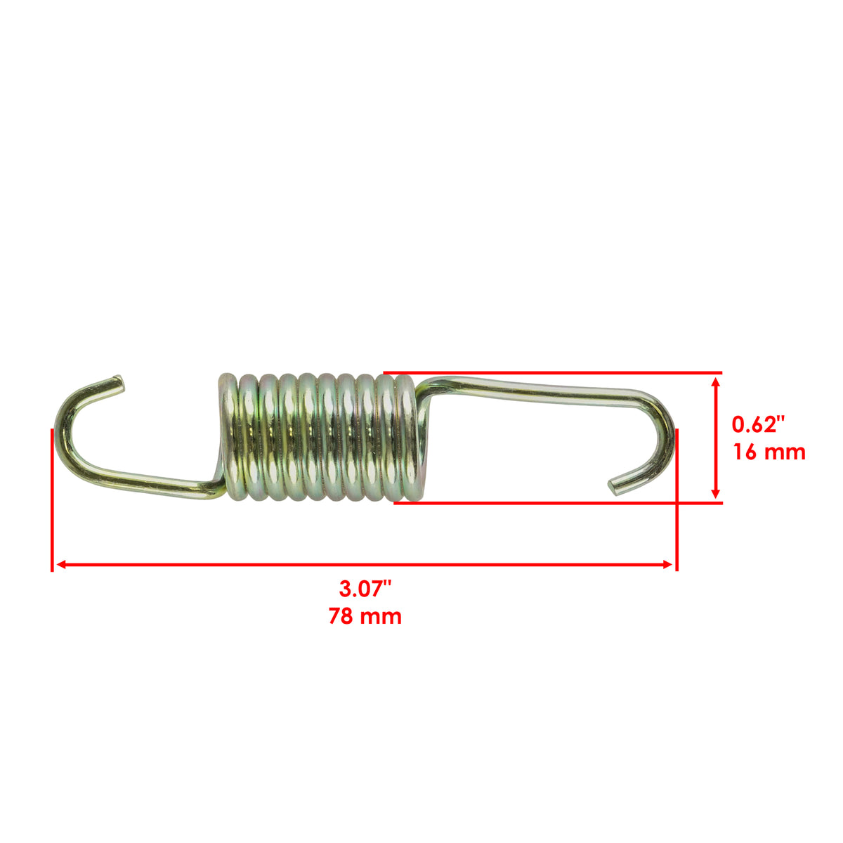 Exhaust Muffler Extension Spring for Polaris Snowmobile (2014–2017)