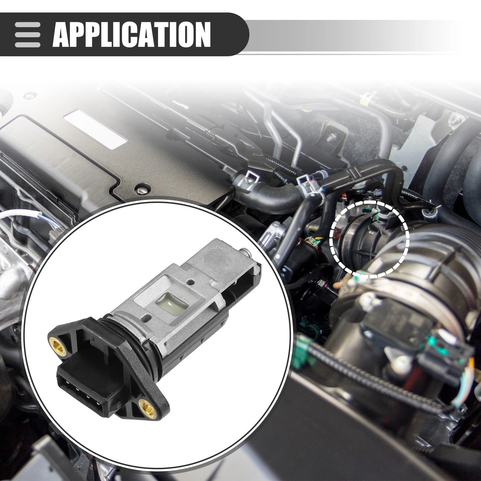 Air Flow Sensor Meter Replacement for Volkswagen Jetta Golf EuroVan (2009–2016)
