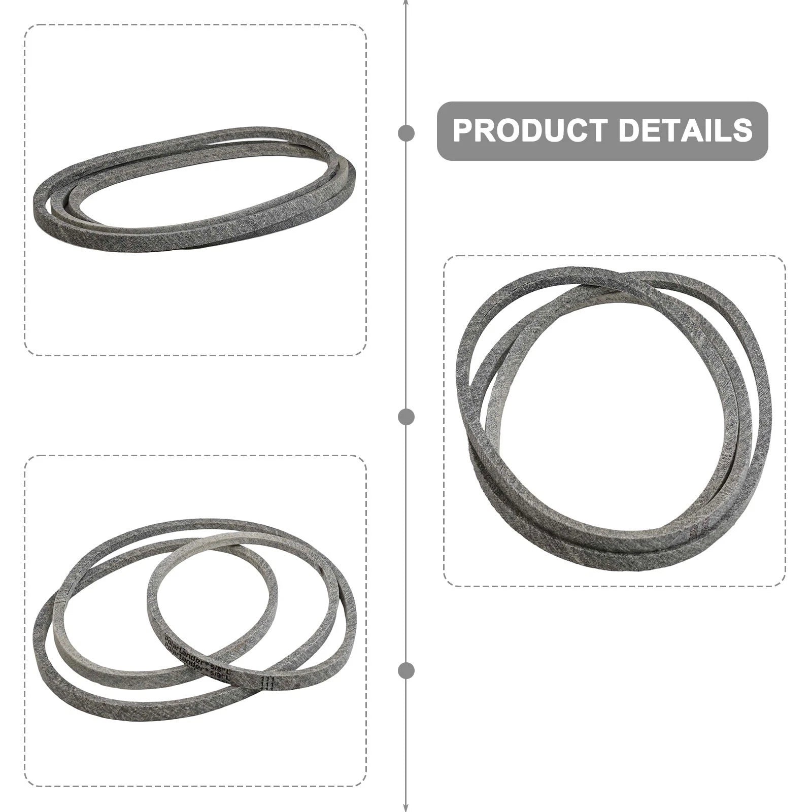 Lawn Mower Deck Belt for M110313 M154958 (Compatible Models)