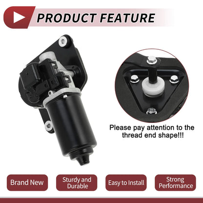 Front Windshield Wiper Motor for Ford F-150 (1987–1996) No.F5HZ-17508-A 5 Pin