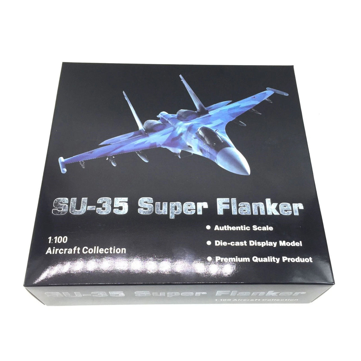 1/100 Alloy SU35 Fighter Model Airplane Static Display