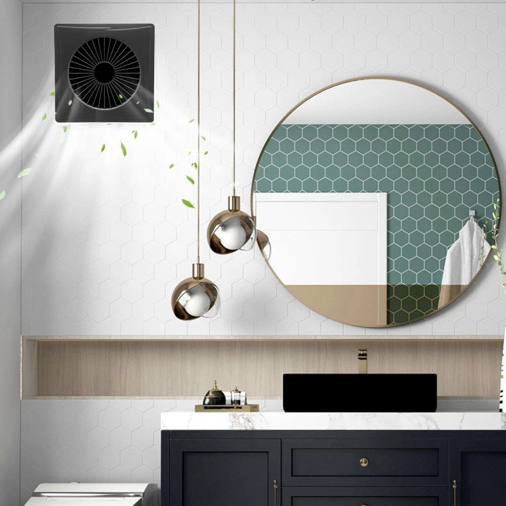 12V Solar Powered Exhaust Fan for Industrial Fans (Fireproof ABS)