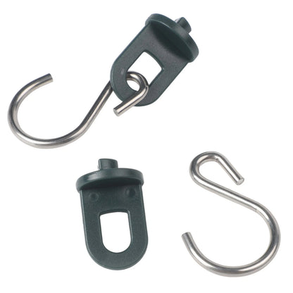 Greenhouse Clips for Garden Hooks (Easy Replacement, Stainless Steel)