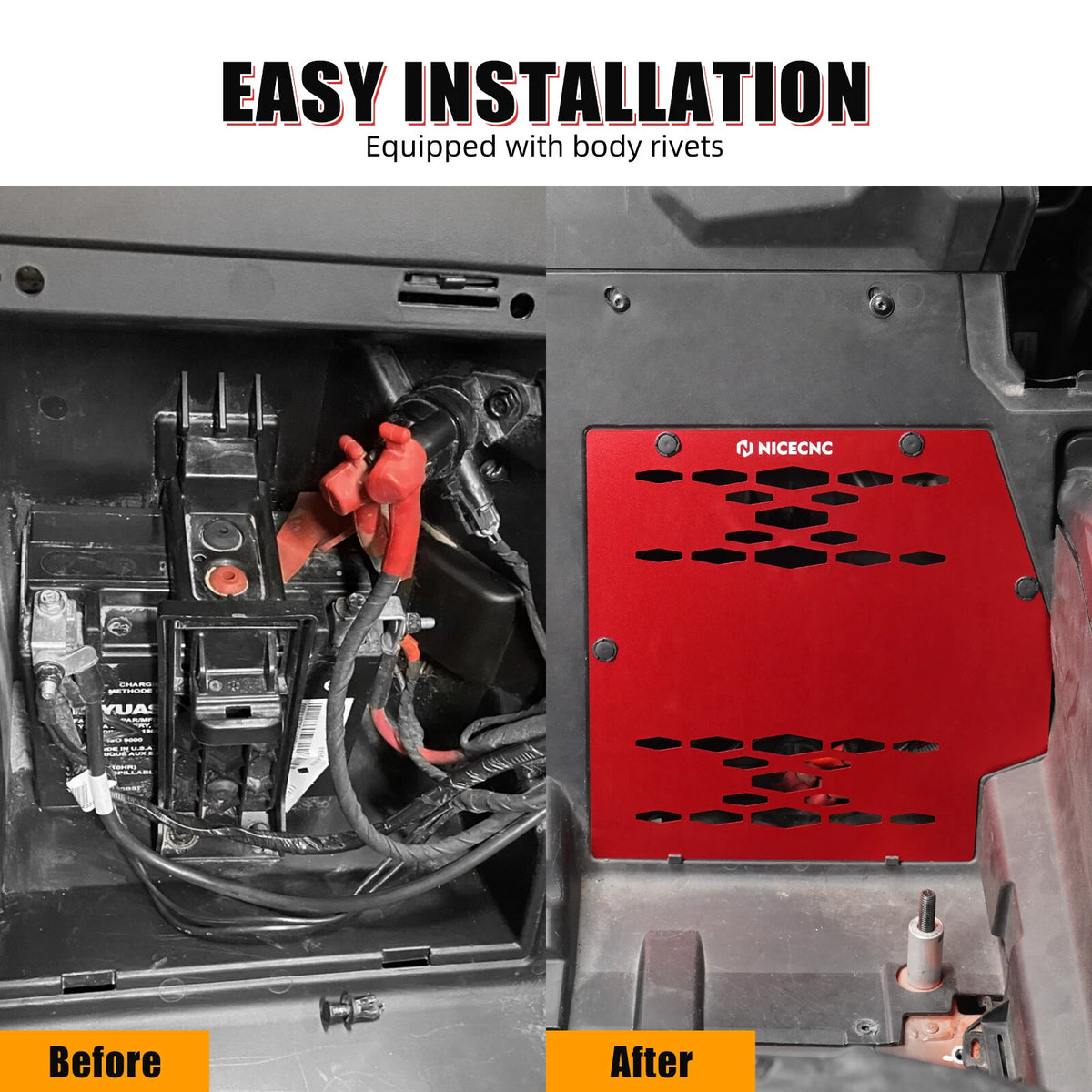 Battery Cover Kit Plate for Can-Am Maverick X3 Max RR (2017–2020) 707900345