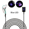 Blue LED Gear Indicator for Yamaha FZ6, FZ1, YZF-R6/R1, WR250R (2004–2023)